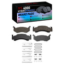 DFC 820093 Dodge D250 Front Rotors w/4000 HybriDynamic Brake Pads w/Hardware
