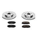 Power Stop 06-11 Toyota RAV4 Front & Rear Z23 Evolution Sport Brake Kit w/Calipers