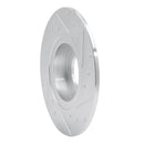 R1 62-80 MG MGB Front Drilled & Slotted Silver Brake Rotor Set