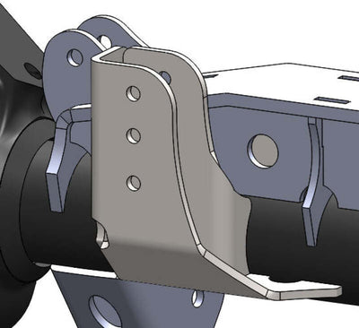 Artec Industries Raised Tracbar Bracket For 3 1/2 In Diameter Front Axle