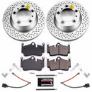 Power Stop 13-18 Land Rover Range Rover Front & Rear Z23 Coated Brake Kit