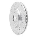 R1 08-12 Audi A4 Front & Rear Drilled & Slotted Silver Brake Rotor Set