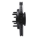 R1 04-08 Ford F-150 RWD Front Right Drilled & Slotted Black Brake Rotor