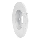 R1 11-16 Scion TC Rear Right Drilled & Slotted Silver Brake Rotor