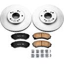 Power Stop 04-11 Mitsubishi Endeavor Front & Rear Z17 Evolution Geomet Coated Brake Kit