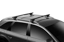Thule SquareBar 127 Load Bars for Evo Roof Rack System (2 Pack / 50in) - Black