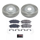 Power Stop 11-17 Nissan Quest Front and Rear Semi-Coated Rotor Kit
