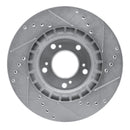 R1 00-09 Honda S2000 Front Drilled & Slotted Silver Brake Rotor Set