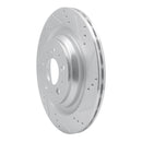 R1 17-24 Tesla 3 Front & Rear Drilled & Slotted Silver Brake Rotor Set