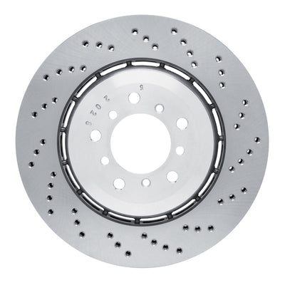 DFC 06-08 BMW Z4 Right Front Drilled Hi-Carbon Alloy Geomet Coated Rotor