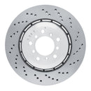 DFC 06-08 BMW Z4 Right Front Drilled Hi-Carbon Alloy Geomet Coated Rotor