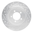 R1 06-10 Ford Explorer Sport Trac Front & Rear Drilled & Slotted Silver Brake Rotor Set