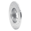 R1 85-86 Toyota MR2 Front & Rear Drilled & Slotted Silver Brake Rotor Set