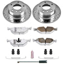 Power Stop 95-99 BMW 318ti Front & Rear Z26 Street Warrior Brake Kit