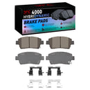 DFC 04-06 Scion xB Front Geospec Rotors w/4000 HybriDynamic Brake Pads w/Hardware