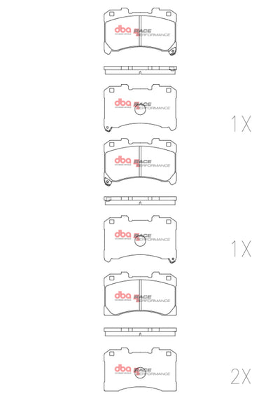 DBA 2022+ Toyota GR Corolla RP Performance Front Brake Pads