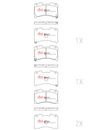 DBA 2022+ Toyota GR Corolla RP Performance Front Brake Pads