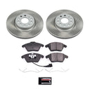 Power Stop 2009 Volkswagen Passat Front and Rear Semi-Coated Rotor Kit