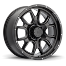Mamba M19 17x9 6x139.7 ET12 Matte Black w/ Drill Holes