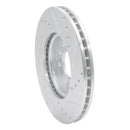 R1 03-11 Cadillac BLS (Mexico) Front Left Drilled & Slotted Silver Brake Rotor