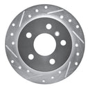 R1 06-11 Mercedes-Benz B200 Rear Left Drilled & Slotted Silver Brake Rotor