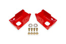 BMR 2021+ Ford Bronco (Exc. Bronco Sport) Rear Shock Mount Skid Plates - Red