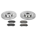 Power Stop 09-14 Nissan Maxima Front Z23 Evolution Sport Brake Kit w/Calipers