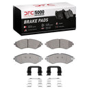 DFC 99-17 Chevrolet Spark EV Front 5000 Advanced Ceramic Brake Pads and Hardware Kit