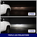 Form Lighting 2016-2023 Toyota Tacoma LED Projector Headlights with Selectable DRL (Pair)