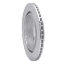 R1 08-14 Cadillac CTS Rear Right Drilled & Slotted Silver Brake Rotor