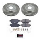 Power Stop 92-96 Toyota Camry Front and Rear Semi-Coated Rotor Kit