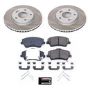 Power Stop 18-20 Hyundai Elantra GT Front and Rear Semi-Coated Rotor Kit