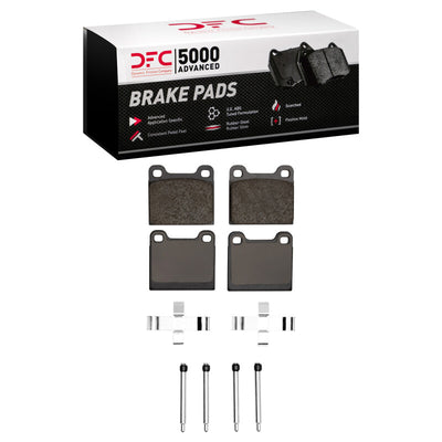 DFC 63-65 Porsche 356 Front 5000 Advanced Low Metallic Brake Pads and Hardware Kit