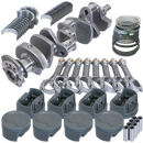 Eagle Chevy LT1350 1Pc 3.750in Crank 5.700in I-Beam Rods -16cc 4.030in Pistons Rotating Assembly