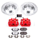 Power Stop 06-15 Mazda MX-5 Miata Front & Rear Z26 Street Warrior Brake Kit w/Calipers