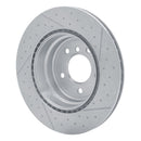 DFC 13-13 BMW 135IS Rear Brake Rotor - Dimpled and Slotted
