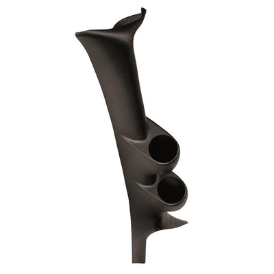 Autometer 99-07 Ford Super Duty / 99-05 Excursion Black Dual 52mm Pillar Pod