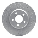R1 87-89 Porsche 944 Excl Turbo Rear Right Drilled & Slotted Geo-Carbon Rotor