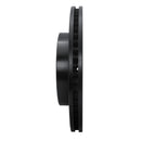 R1 02-05 Ford Explorer Front Right Drilled & Slotted Black Brake Rotor