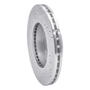 R1 96-98 Nissan 240SX Front & Rear Drilled & Slotted Silver Brake Rotor Set