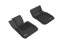 3D MAXpider 2012-2018 BMW 3 Series F30 Kagu 1st & 2nd Row Floormats - Black