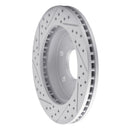 R1 21-25 Jeep Wagoneer L Rear Right Drilled & Slotted Geo-Carbon Rotor