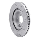 R1 11-23 Hyundai Azera Front Drilled & Slotted Silver Brake Rotor Set