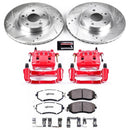 Power Stop 2011 Subaru Impreza Front & Rear Z26 Street Warrior Brake Kit w/Calipers