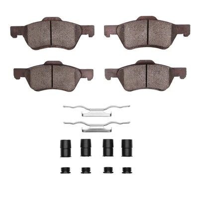 DFC 08-12 Ford Escape Front 4000 HybriDynamic Brake Pads and Hardware Kit