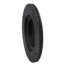 R1 00-05 Toyota MR2 Spyder Rear Left Drilled & Slotted Black Brake Rotor