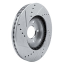 R1 13-19 Mazda CX-5 Front Drilled & Slotted Silver Brake Rotor Set