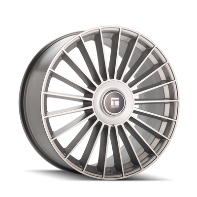 Touren 3610 TR10 24x10 / 6x135/139.7 BP / 25mm Offset / 87.1mm Hub Satin Silver Machined Wheel
