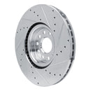 R1 18-25 Volkswagen Atlas Front & Rear Drilled & Slotted Silver Brake Rotor Set