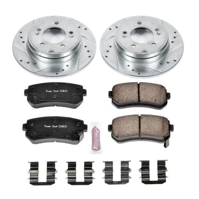 Power Stop 2015 Hyundai Sonata Front & Rear Z23 Evolution Sport Brake Kit
